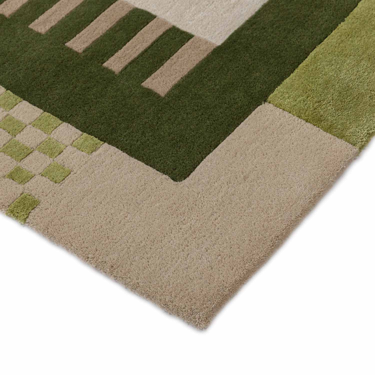 Parak Hand Tufted Woollen And Viscose Rug