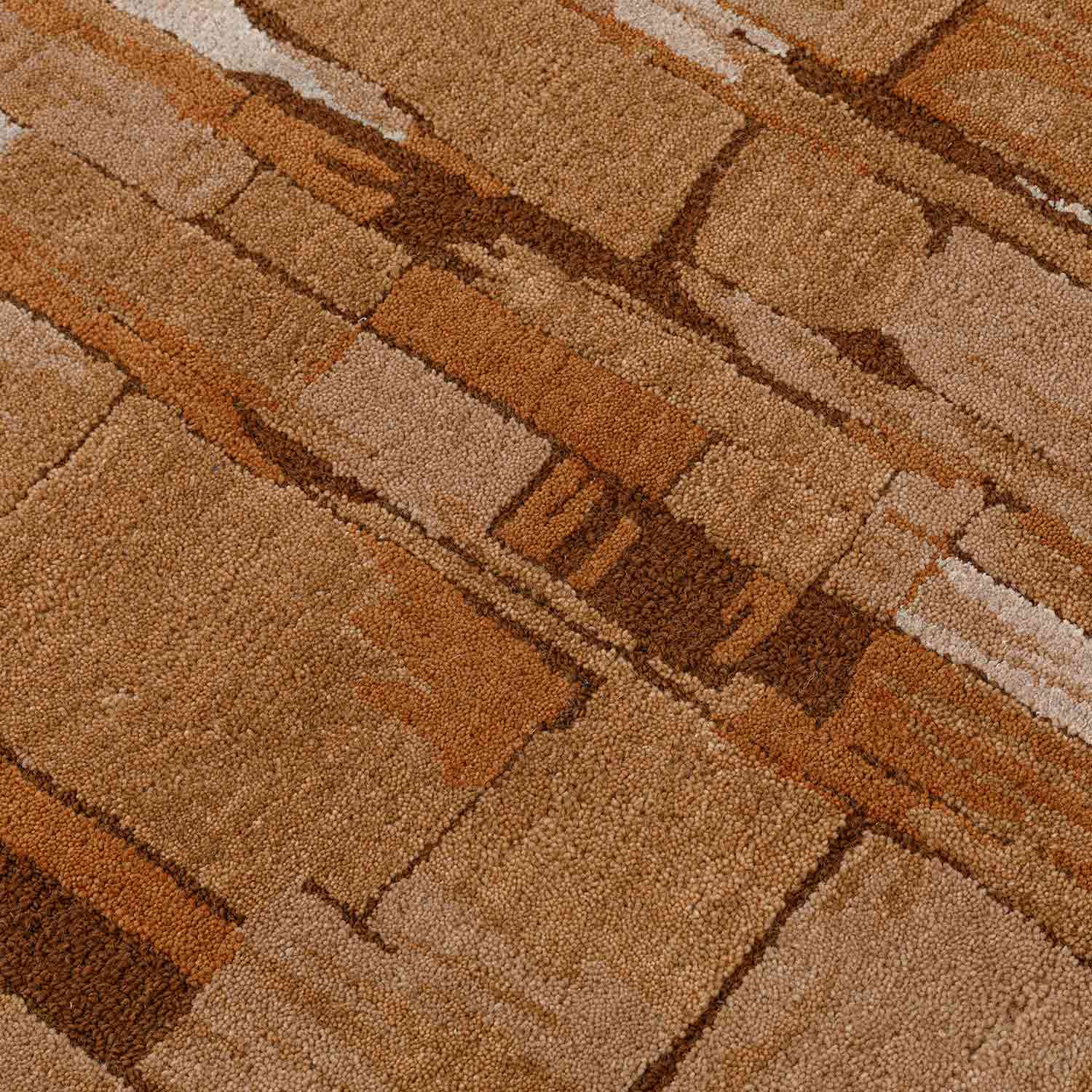 Rustizee Hand Tufted Wool And Viscose Rug