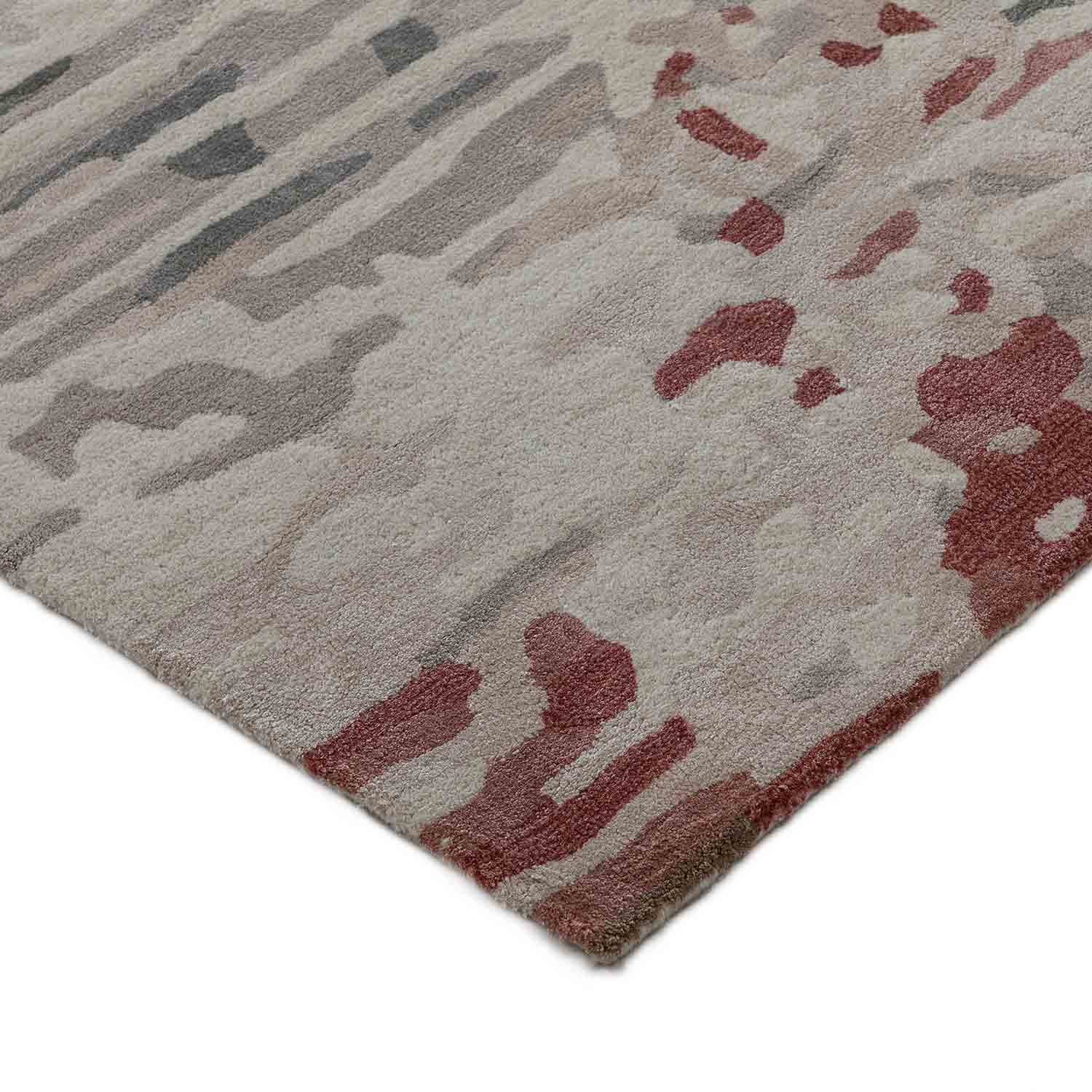 Splice Hand Tufted Woollen And Viscose Rug