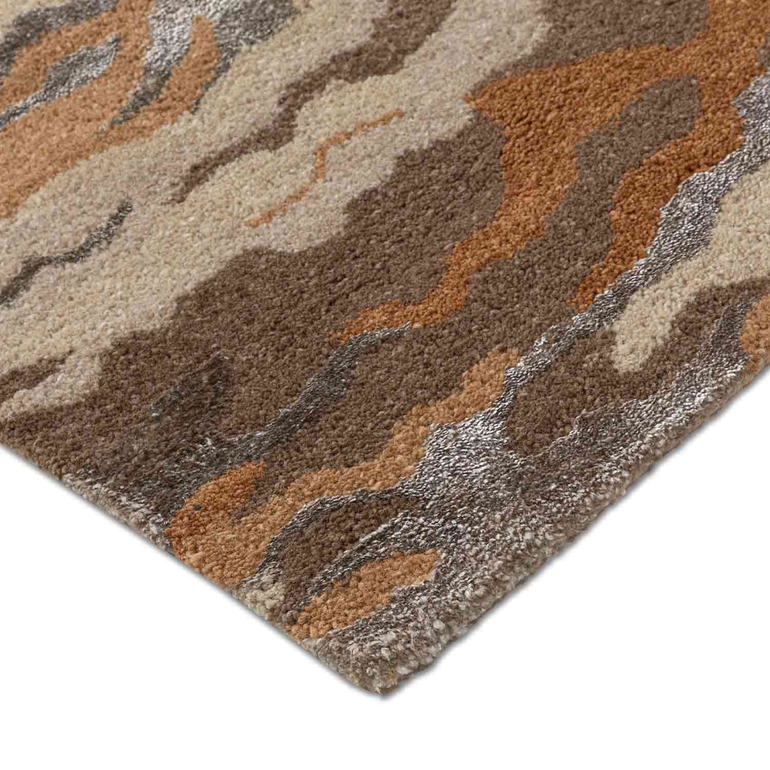 Clayfield Hand Tuftedwoollen And Viscose Rug