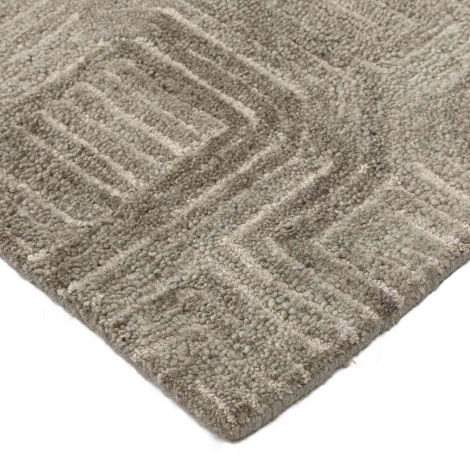 Chalk Floor Hand Tufted Woollen Rug