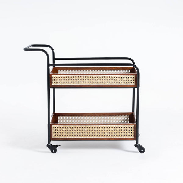 Carlton Bar Cart by Obeetee - detail view