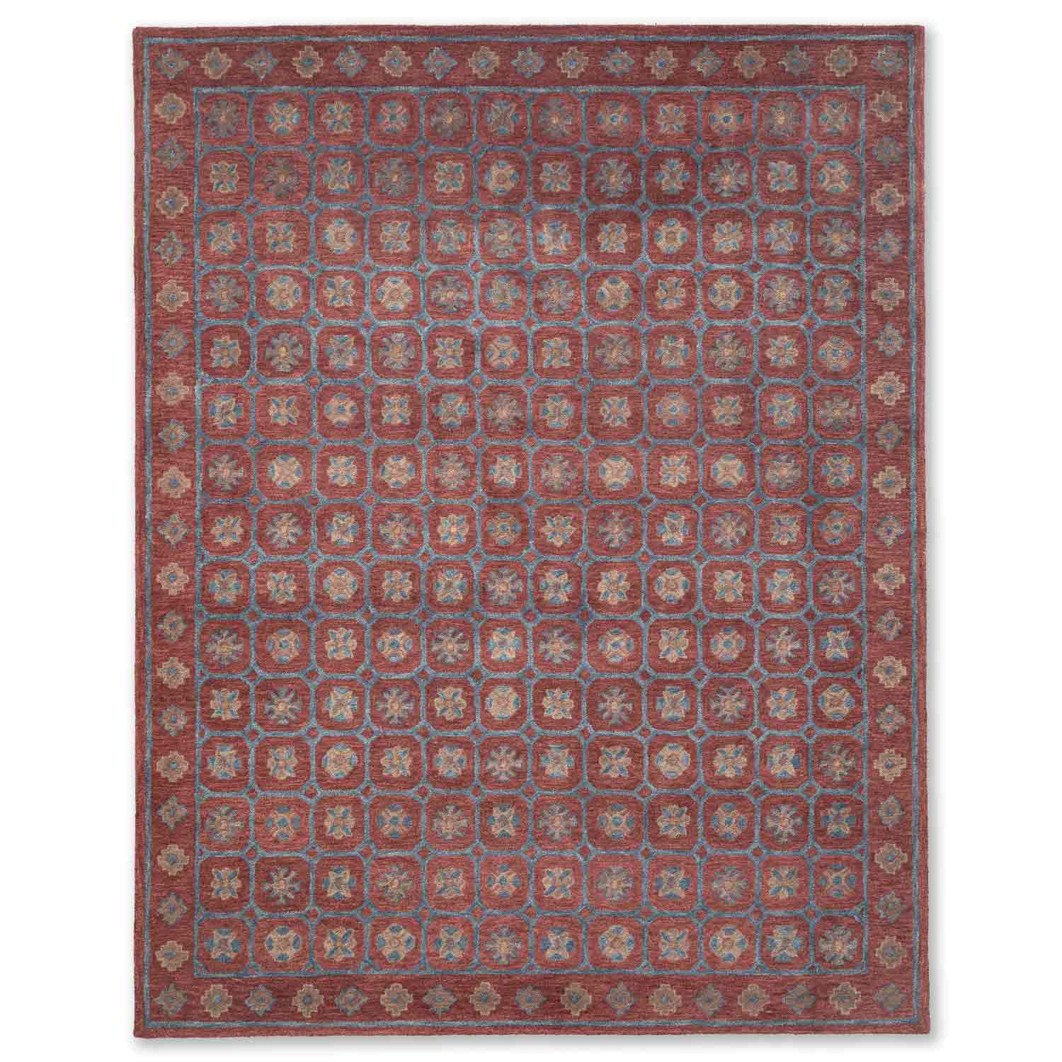 Echo Hand Tufted Woollen And Viscose Rug