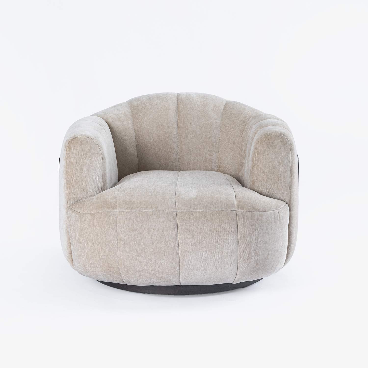 Maro Swivel Armchair - Beige