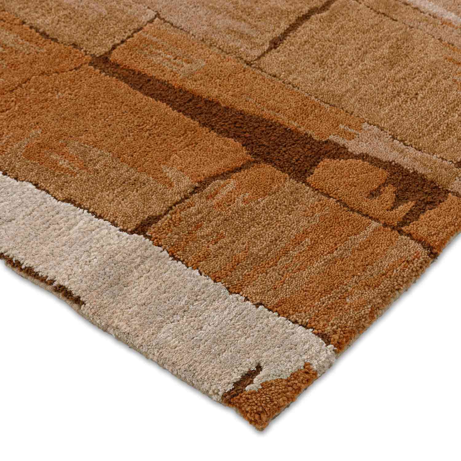 Rustizee Hand Tufted Wool And Viscose Rug