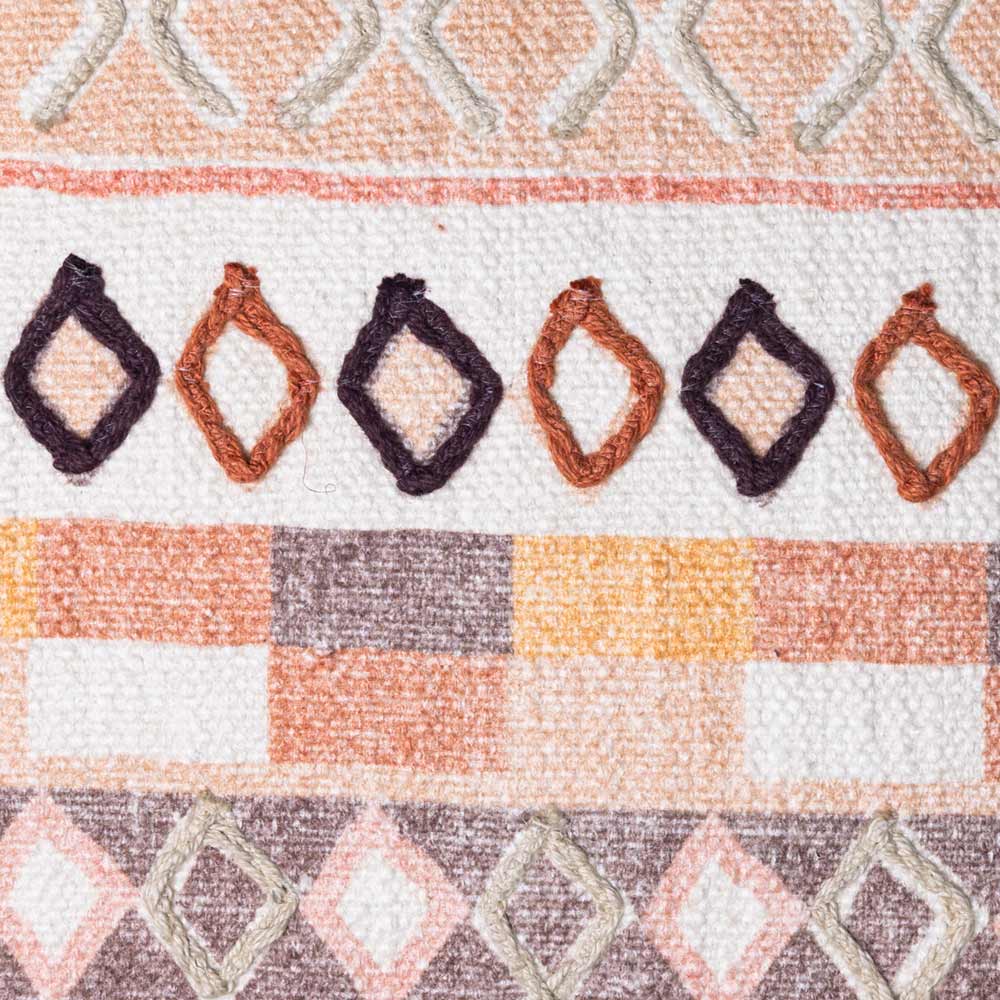 Amra Printed and Embroidered Cushion Cover