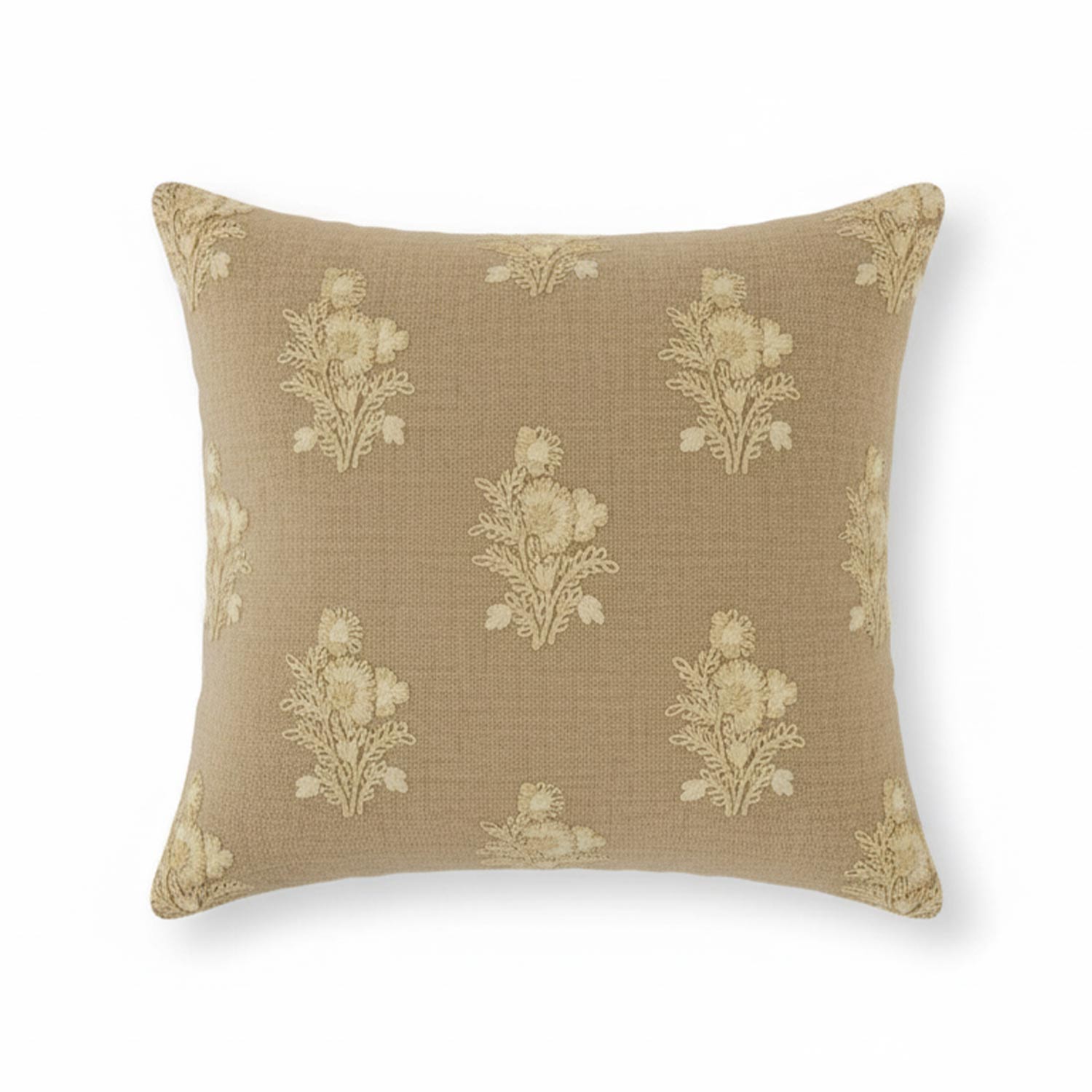 Cotton Embroidered Chaturra Cushion Cover