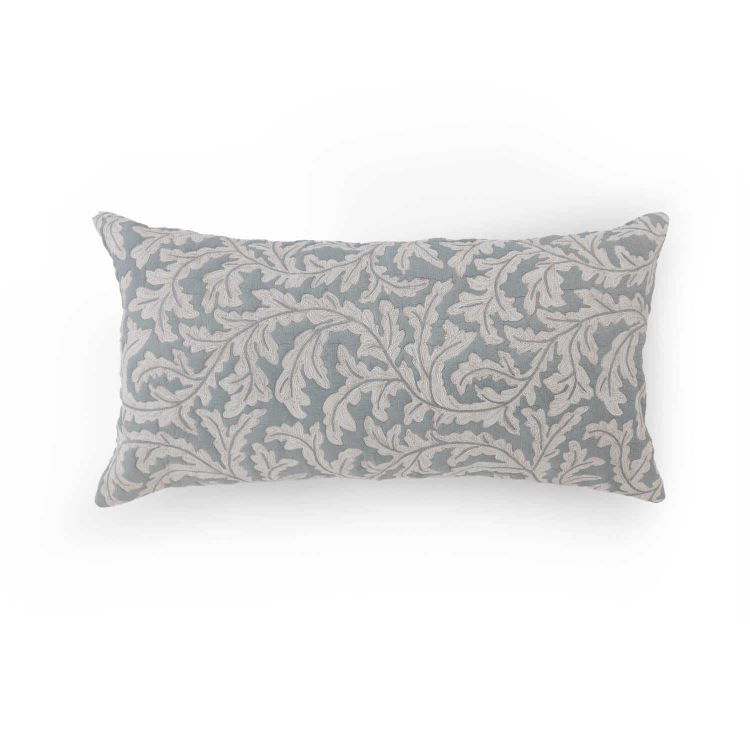 Cotton handblock printed quilted Galleria Lumbar Cushion Cover