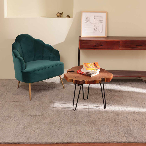 Relief Rug Hand Tufted Woollen Rug