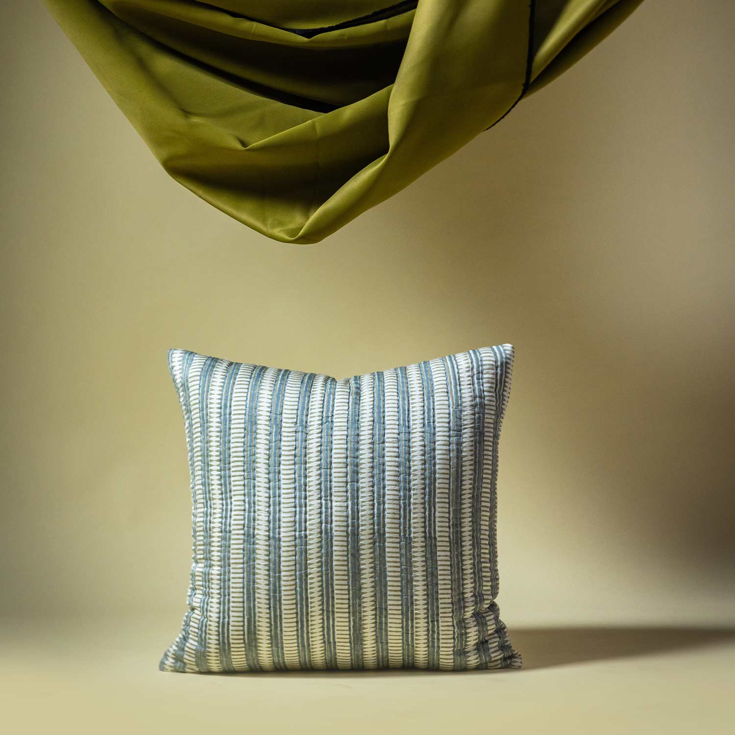 Cotton Bagru Hand-Block Printed Anaya Cushion Cover