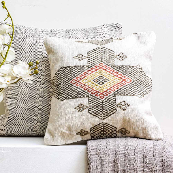 Zaria printed cushion cover by Obeetee - full view