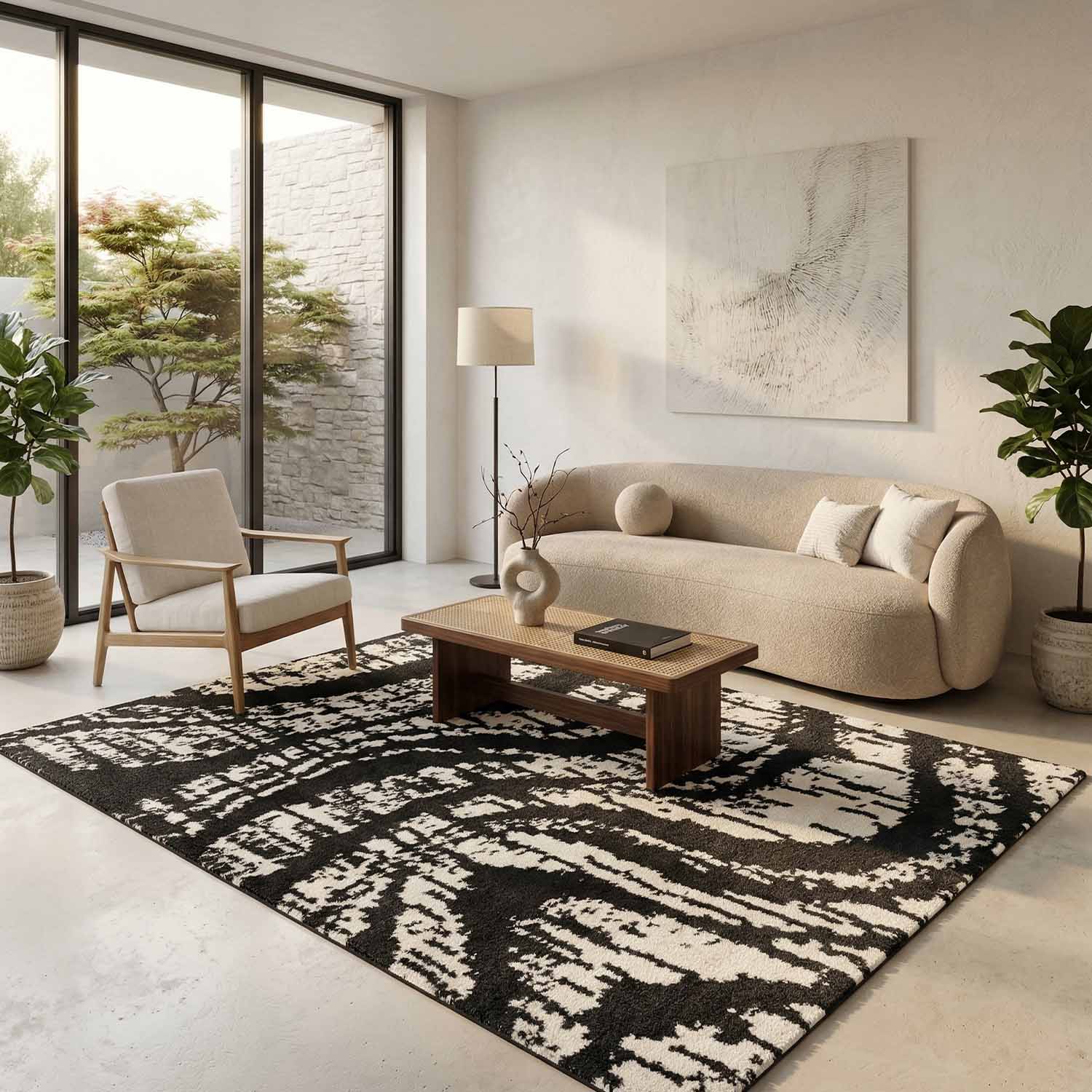 Ebony Hand Tufted Rug
