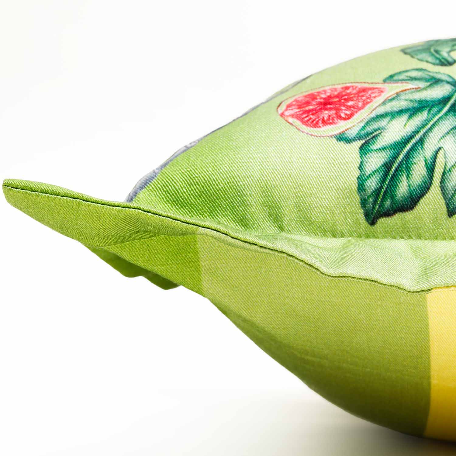 Wildflora Digital Printed Woollen And Silk Cushion By Mariella Ienna