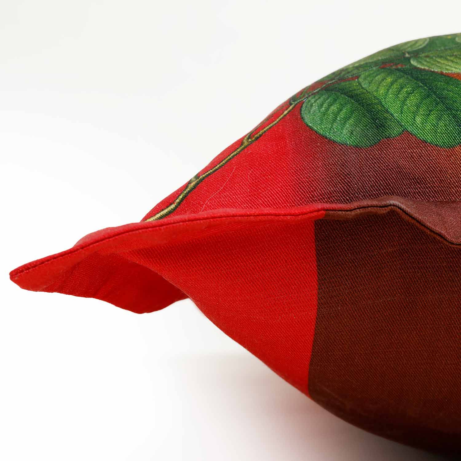Full-Bloom Digital Printed Woollen And Silk Cushion By Mariella Ienna