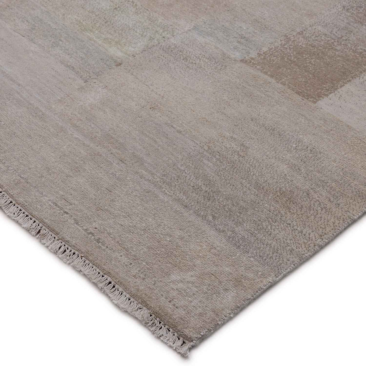 Notch Hand Knotted Wool And Silk Rug By Luke Irwin
