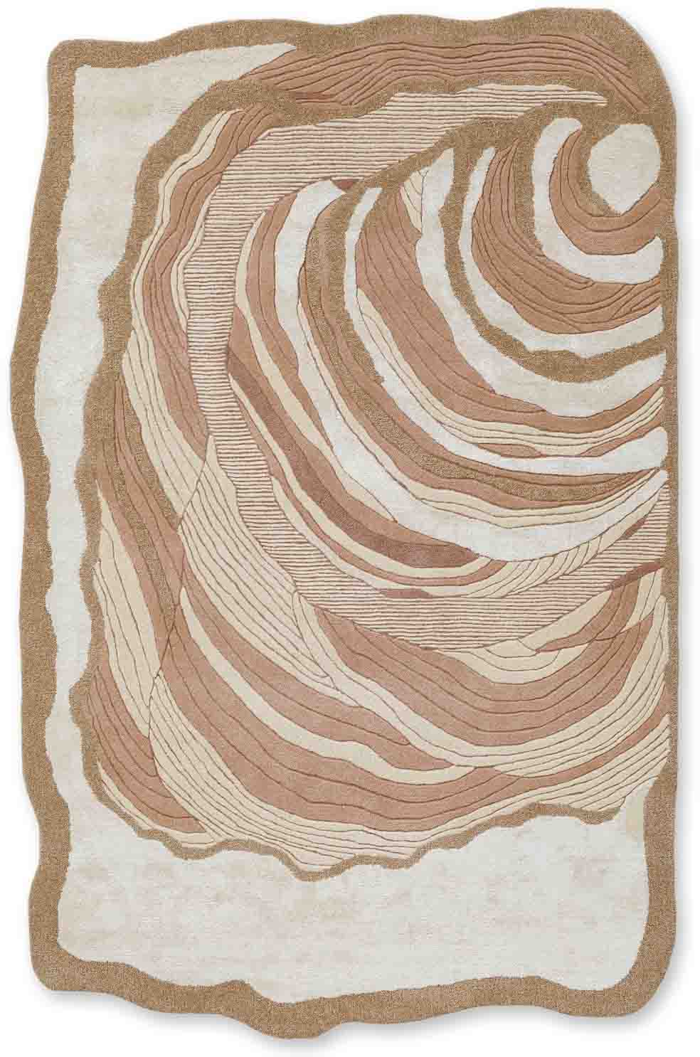 Strata Drift Hand Tufted Wool And Viscose Rug