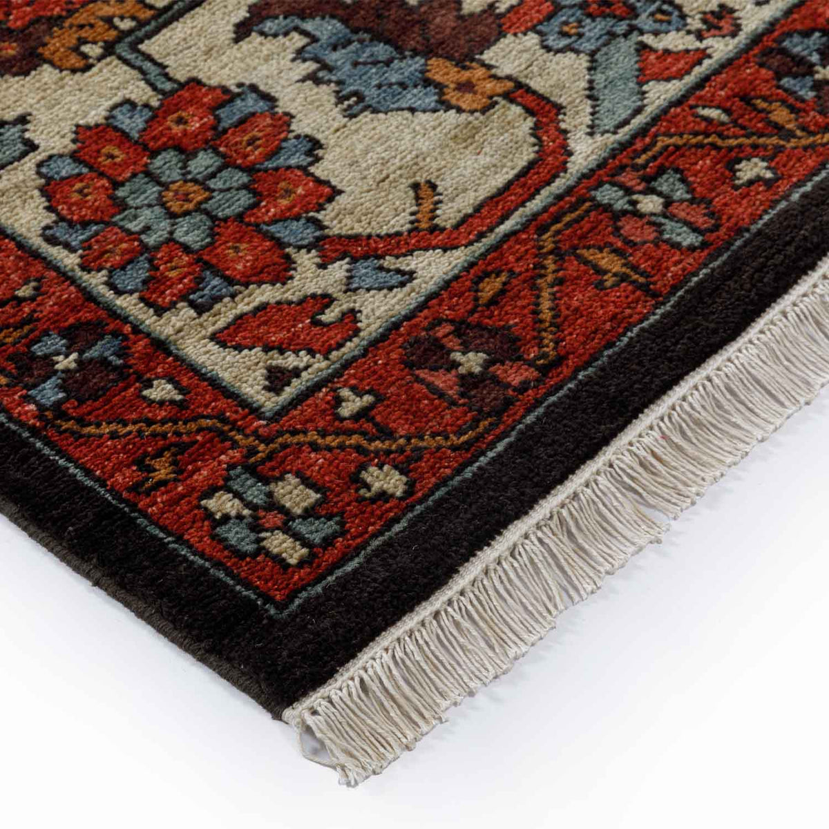 Garden Medallion Hand Knotted Wool Rug