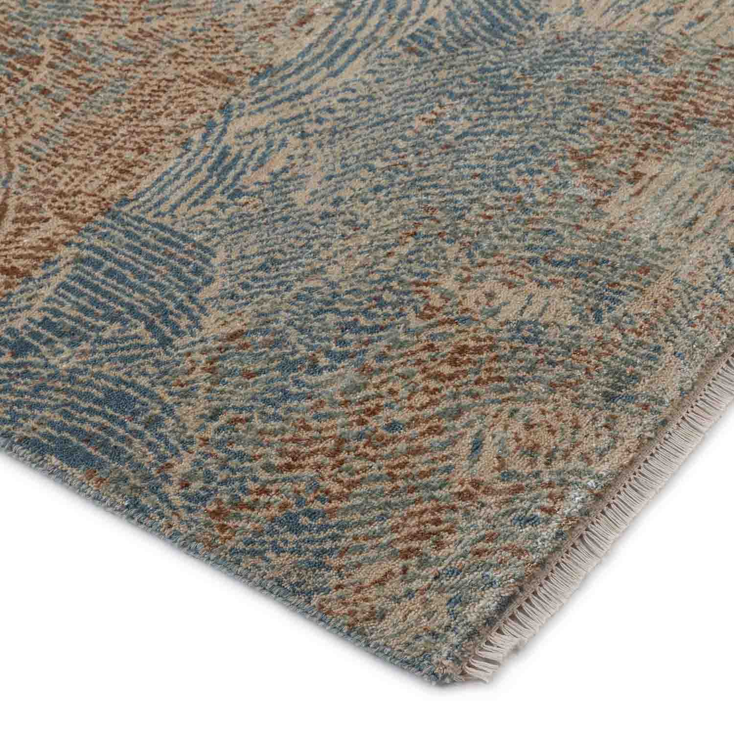 Sora Hand Knotted Woollen And Viscose Rug