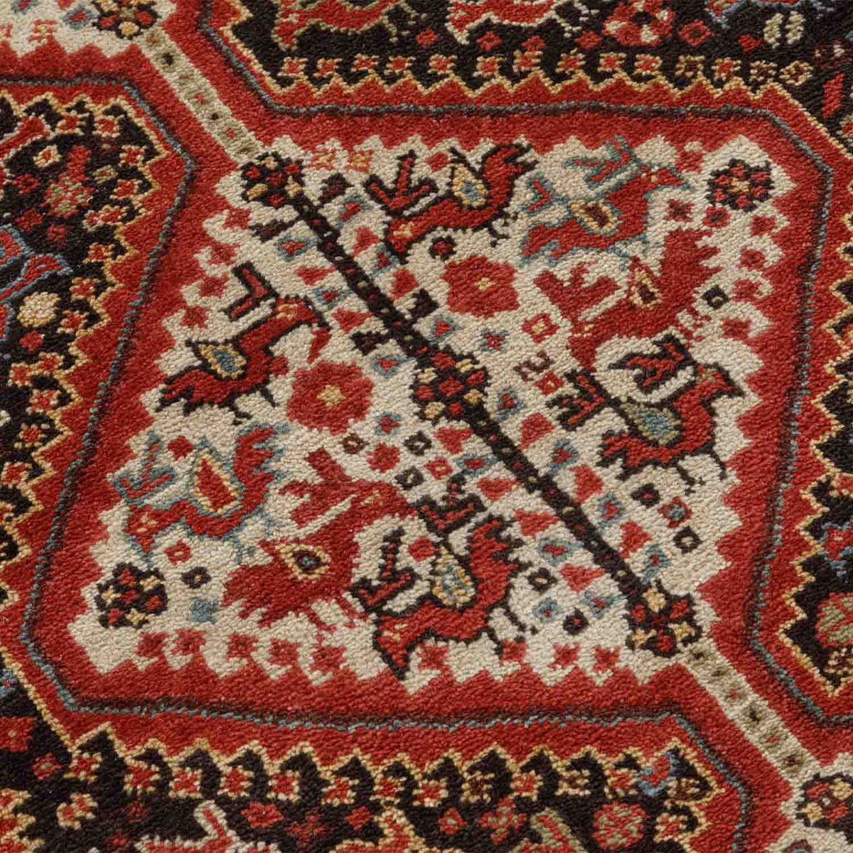 Heritage Medallion Hand Knotted Wool Rug