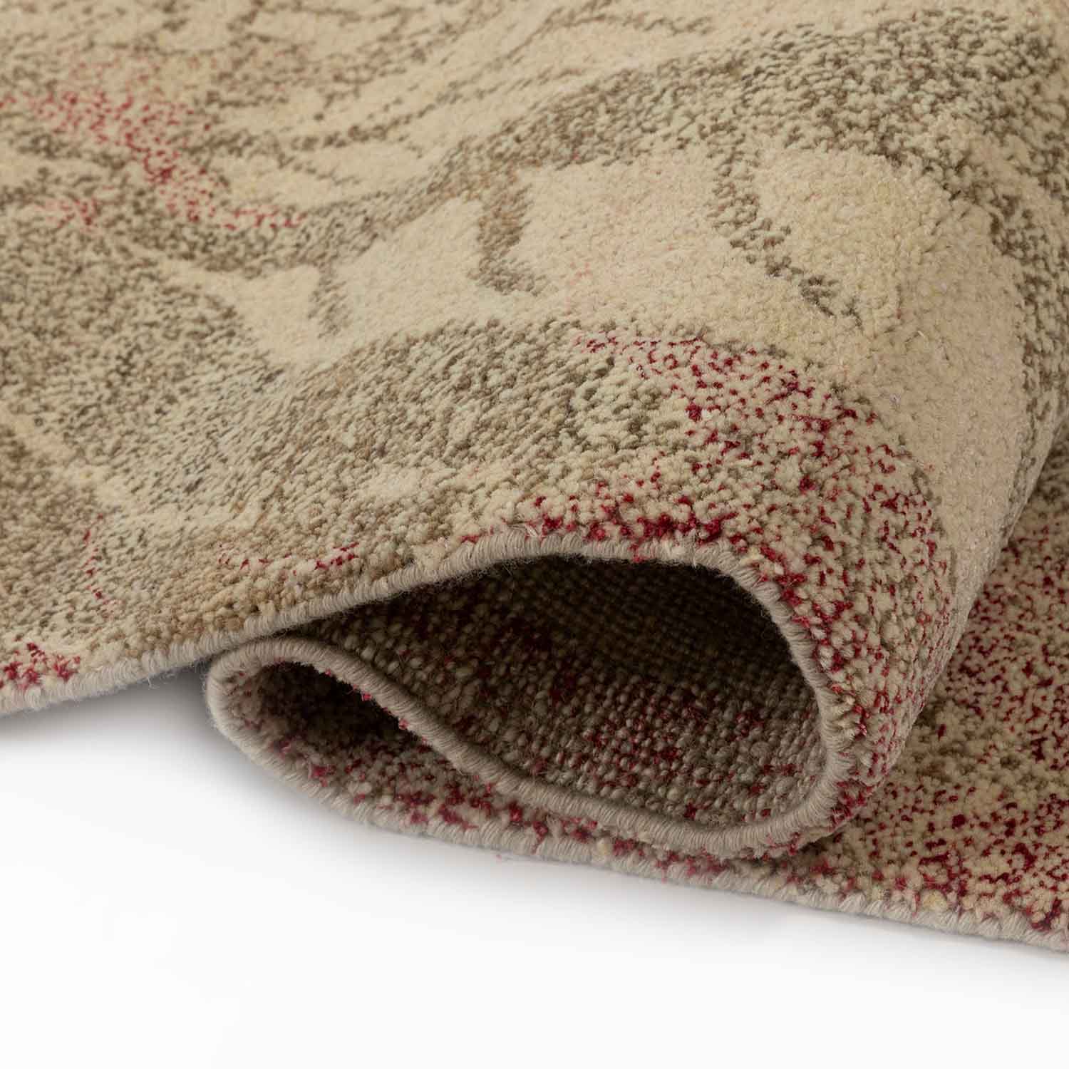 Etna Hand Knotted Woollen And Silk Rug By Mariella Ienna