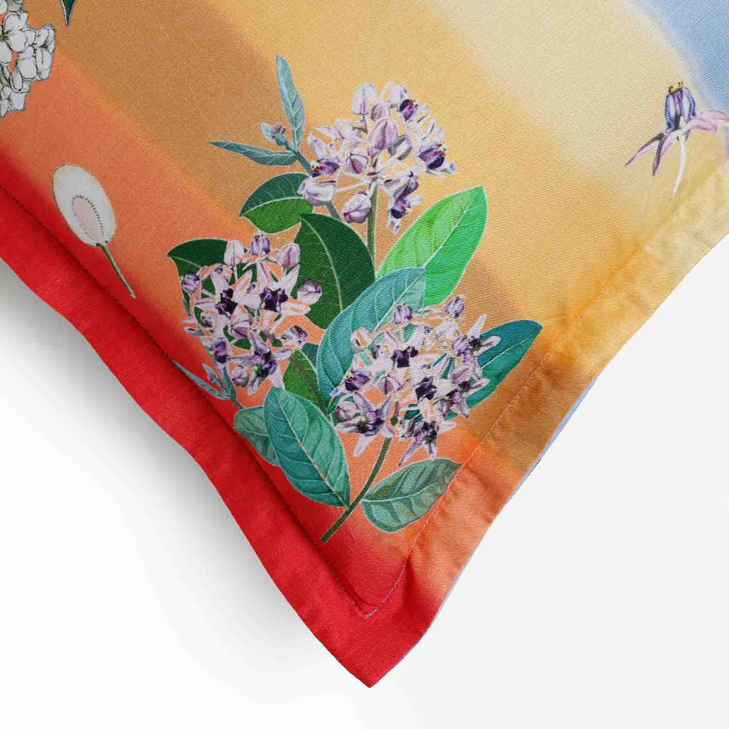 Shore Digital Printed Woollen And Silk Cushion By Mariella Ienna