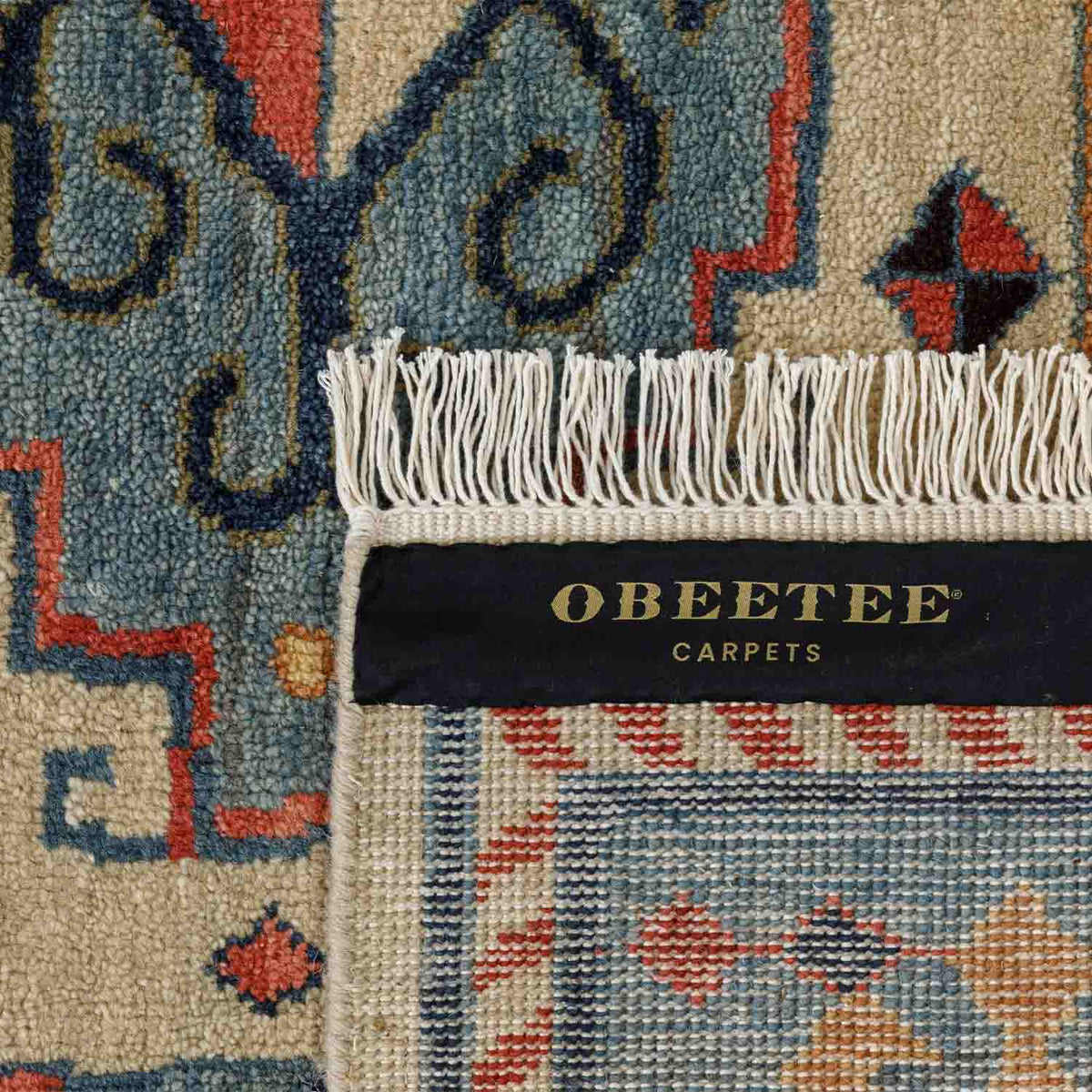 Medallion Grid Hand Knotted Wool Rug