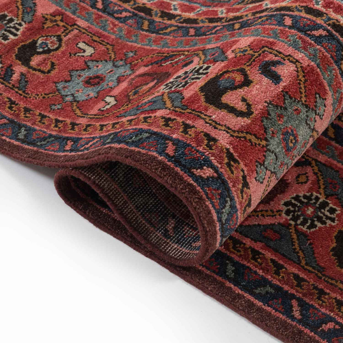 Living Medallion Hand Knotted Wool Rug