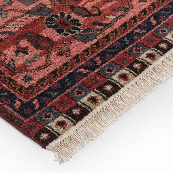 Living Medallion Hand Knotted Wool Rug