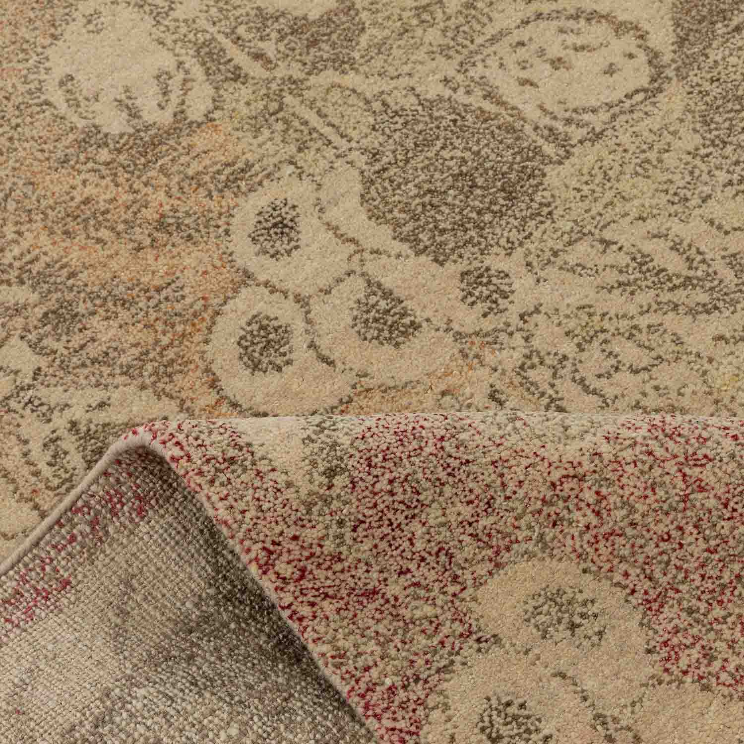 Etna Hand Knotted Woollen And Silk Rug By Mariella Ienna