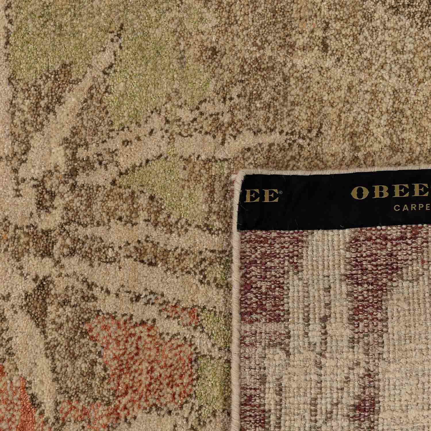 Malfi Hand Knotted Woollen And Silk Rug By Mariella Ienna