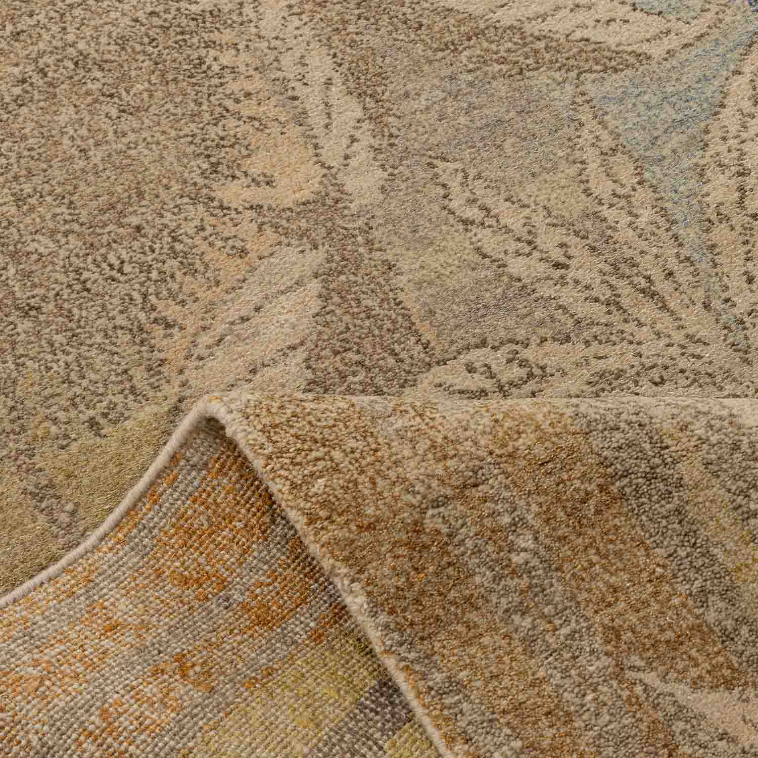 Caelum Hand Knotted Woollen And Silk Rug By Mariella Ienna