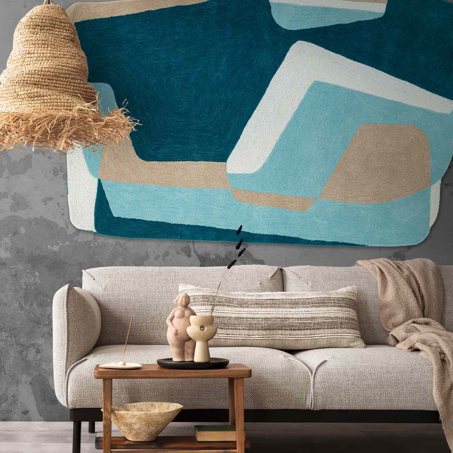 Glacier Hand Tufted Woollen Rug