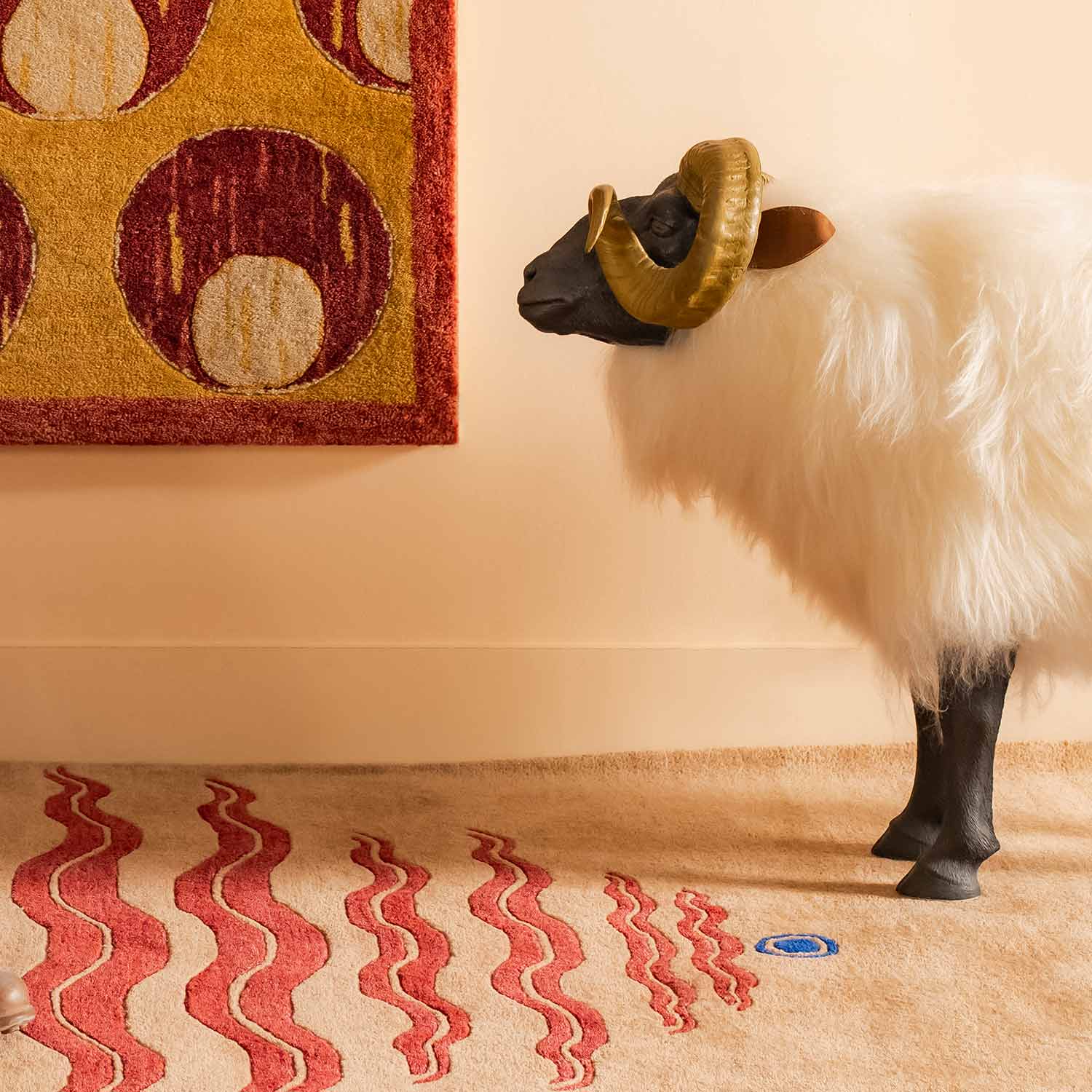 Chakra Hand Tufted Woolen Rug By Eeshaan Kashyap