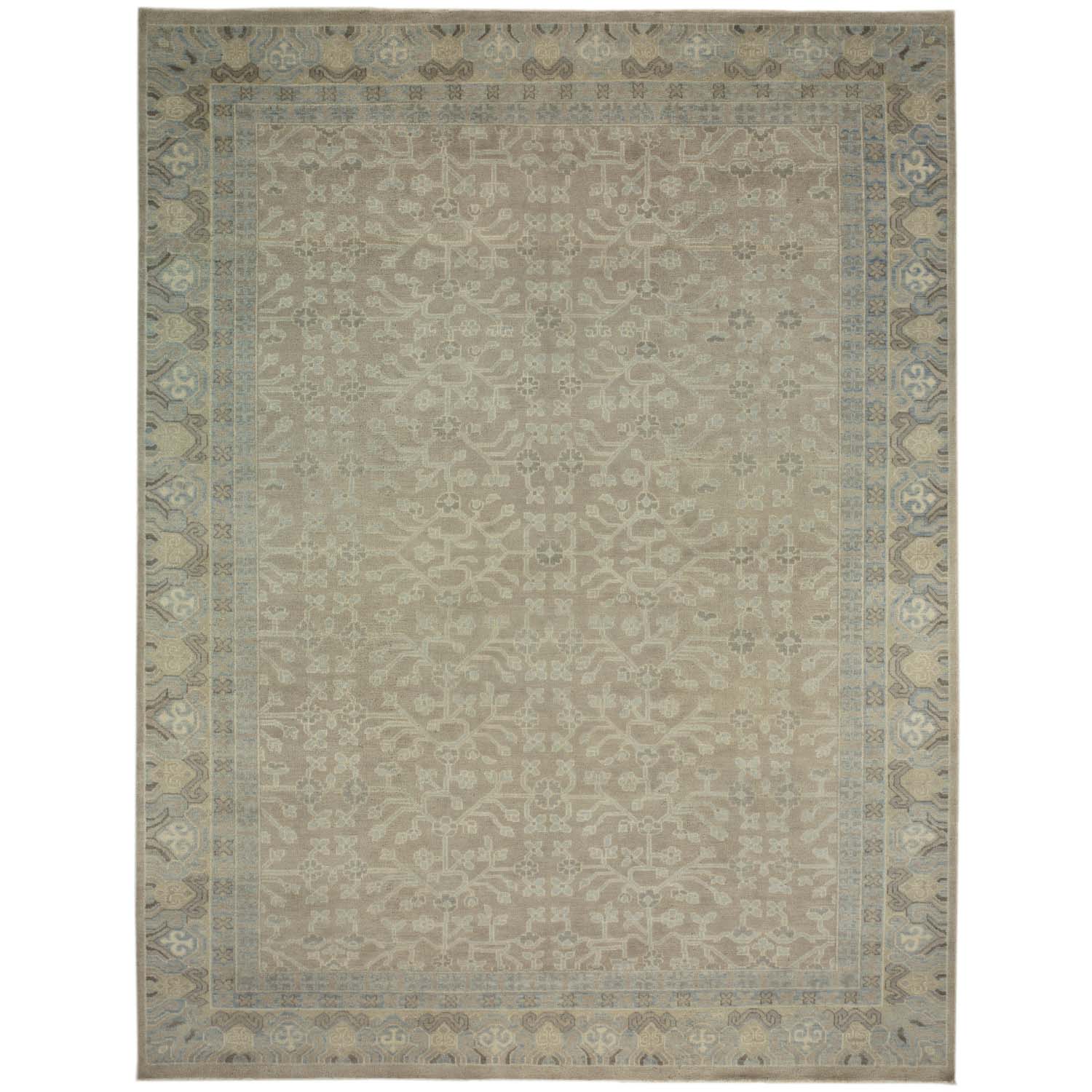 Carmel Hand Knotted Woollen and Viscose Rug