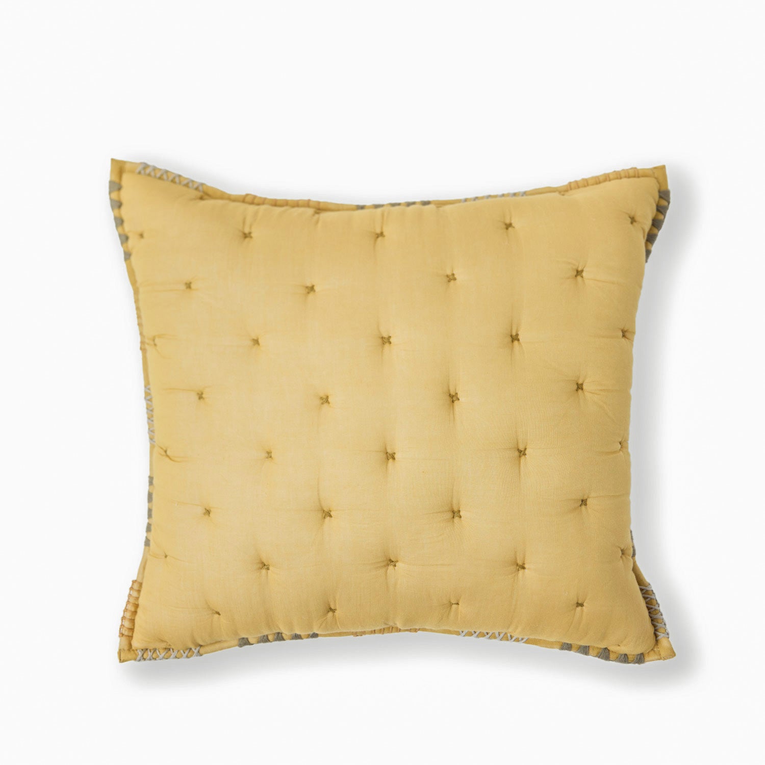 Cotton Voile Embroidered Valkarie Cushion Cover