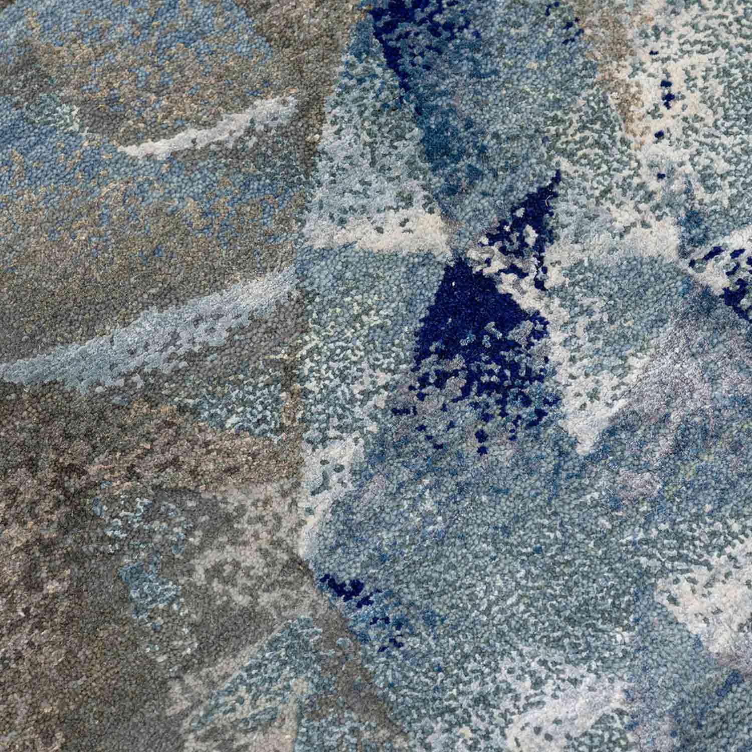 Storme Hand Knotted Woollen And Viscose Rug