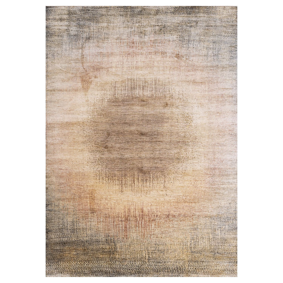 Twilight Hand Knotted Silk Rug By Luke Irwin