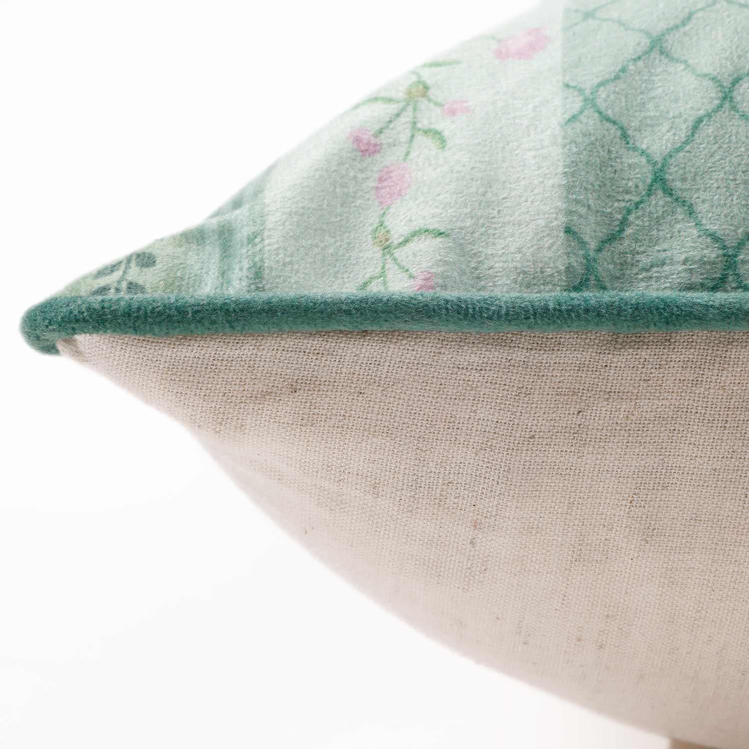 Indigo Mist Digital Printed Cotton Cushion Cover