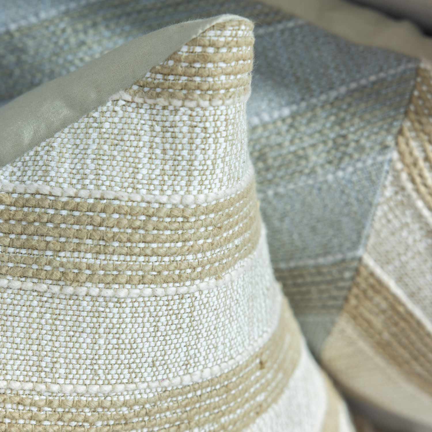 Cotton Handloom Colorblock Fore-Ward Cushion Cover