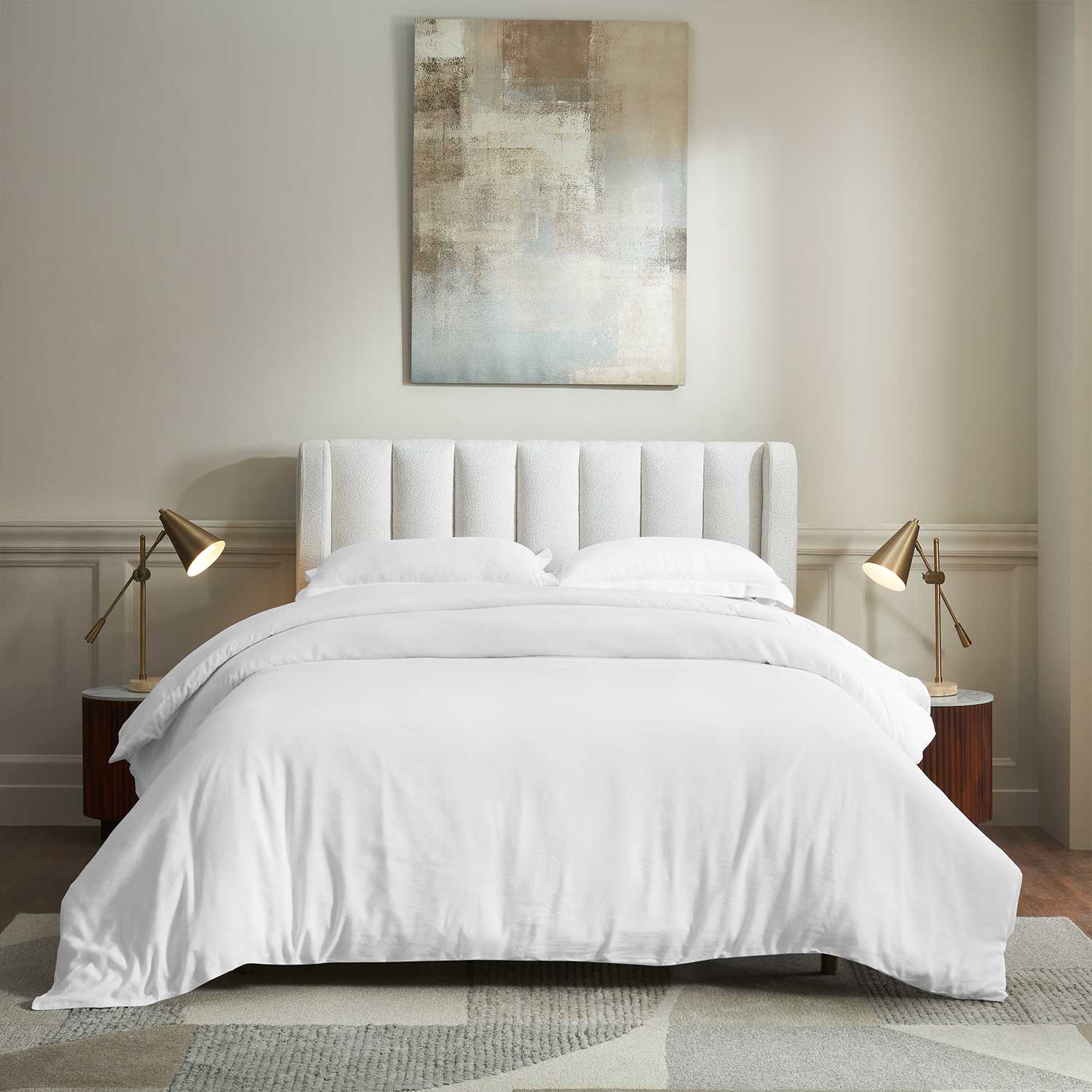 Pearl Linen Duvet Cover Set