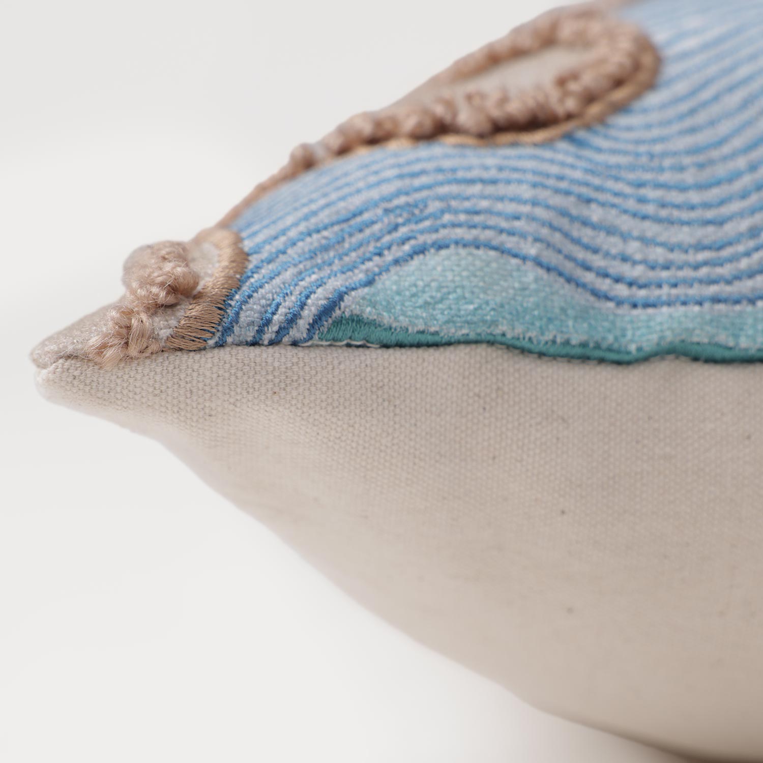 The Horizon Digital Printed Cotton Cushion Cover