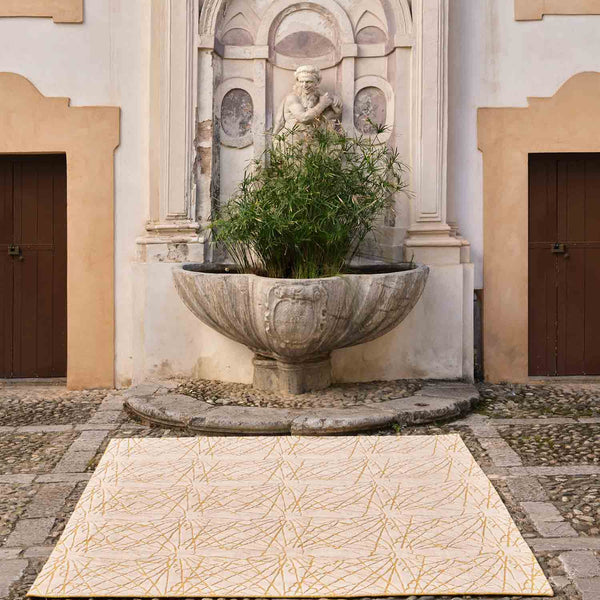 Papari Double Back Handloom Woollen And Viscose Rug By Mariella Ienna