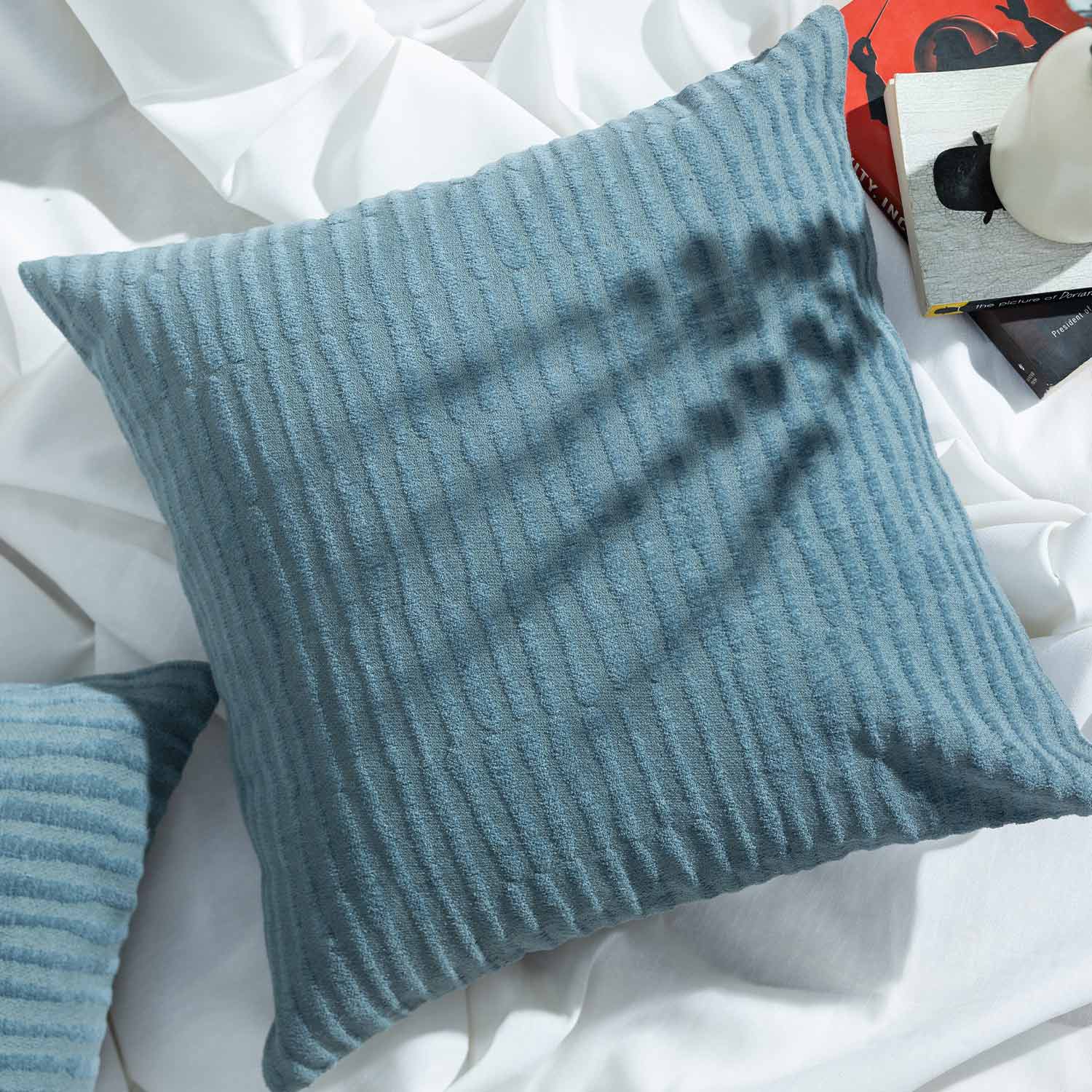 Neer-Ambar Cotton Jacquard Cushion Cover