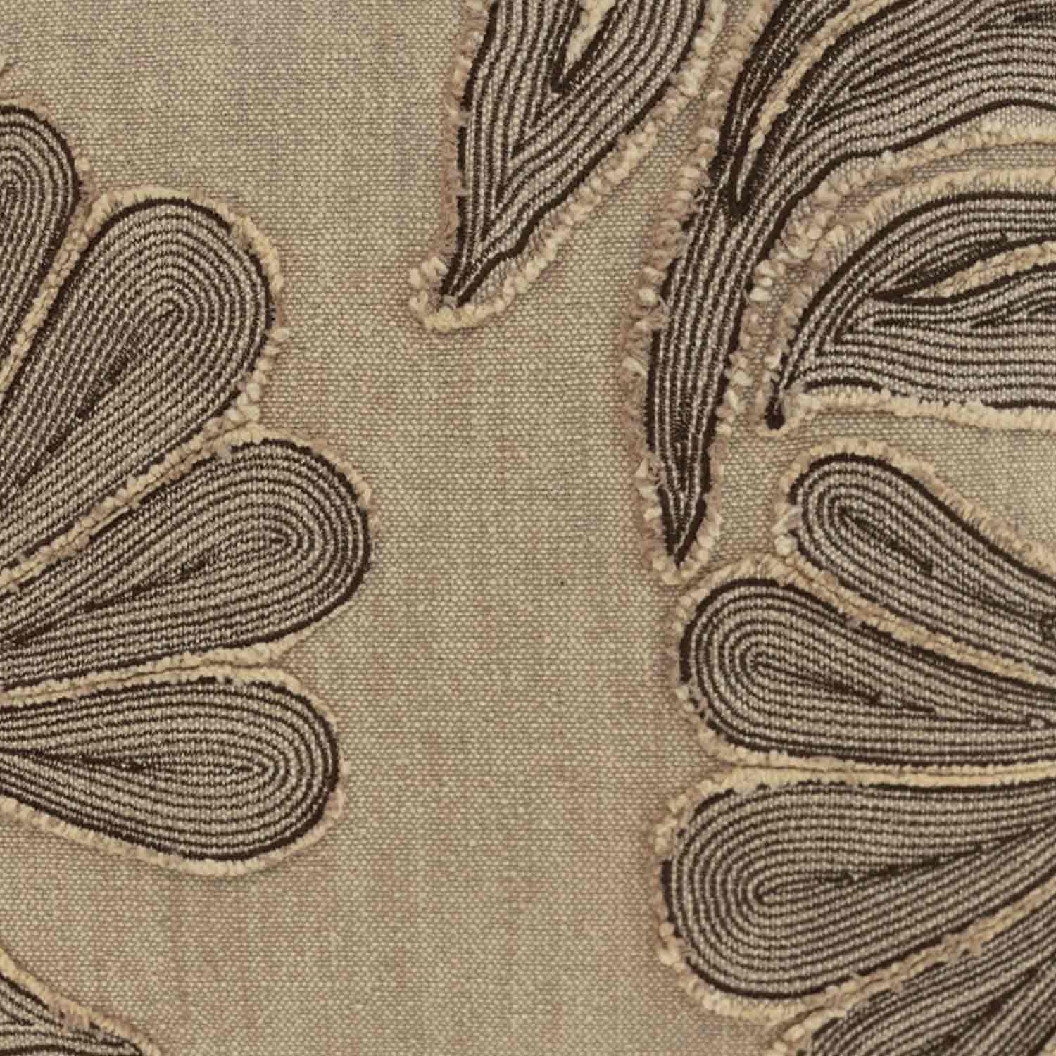 Cotton Patchwork Embroidered Sutra Lumbar Cushion Cover