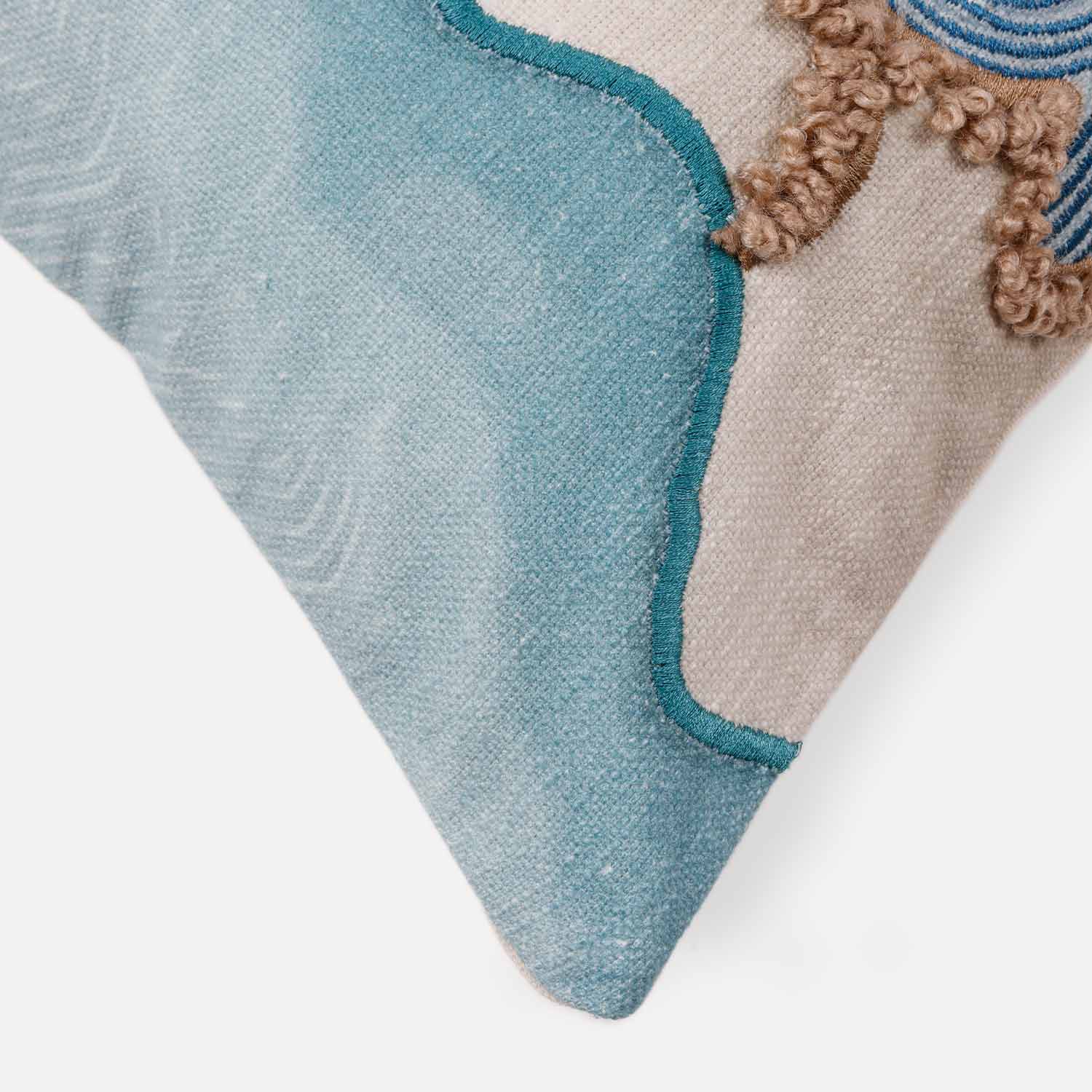 The Horizon Digital Printed Cotton Lumber Cushion Cover