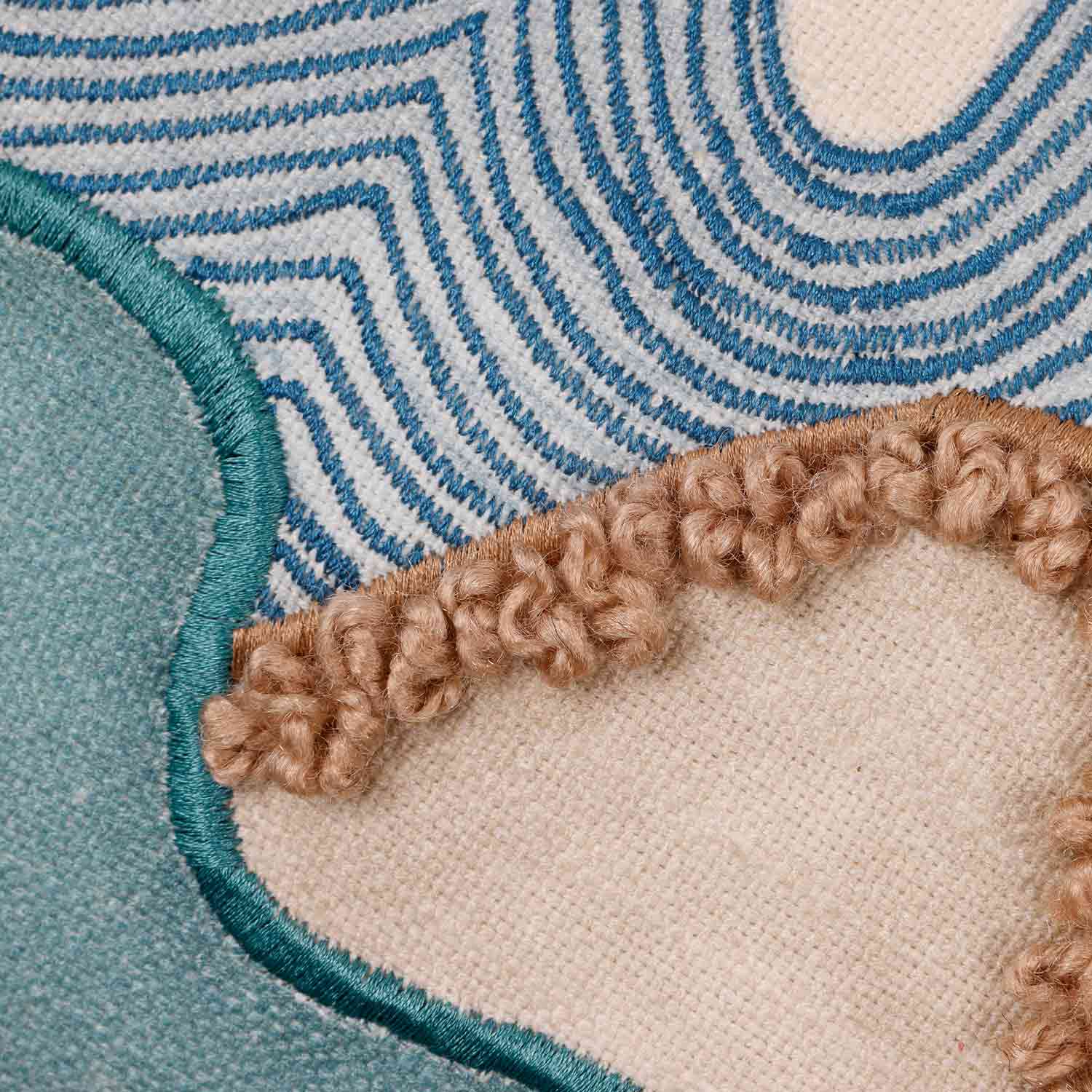 The Horizon Digital Printed Cotton Lumber Cushion Cover