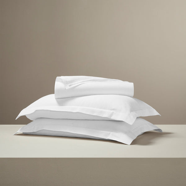 Cosmo linen bedsheet set by Obeetee - detail view