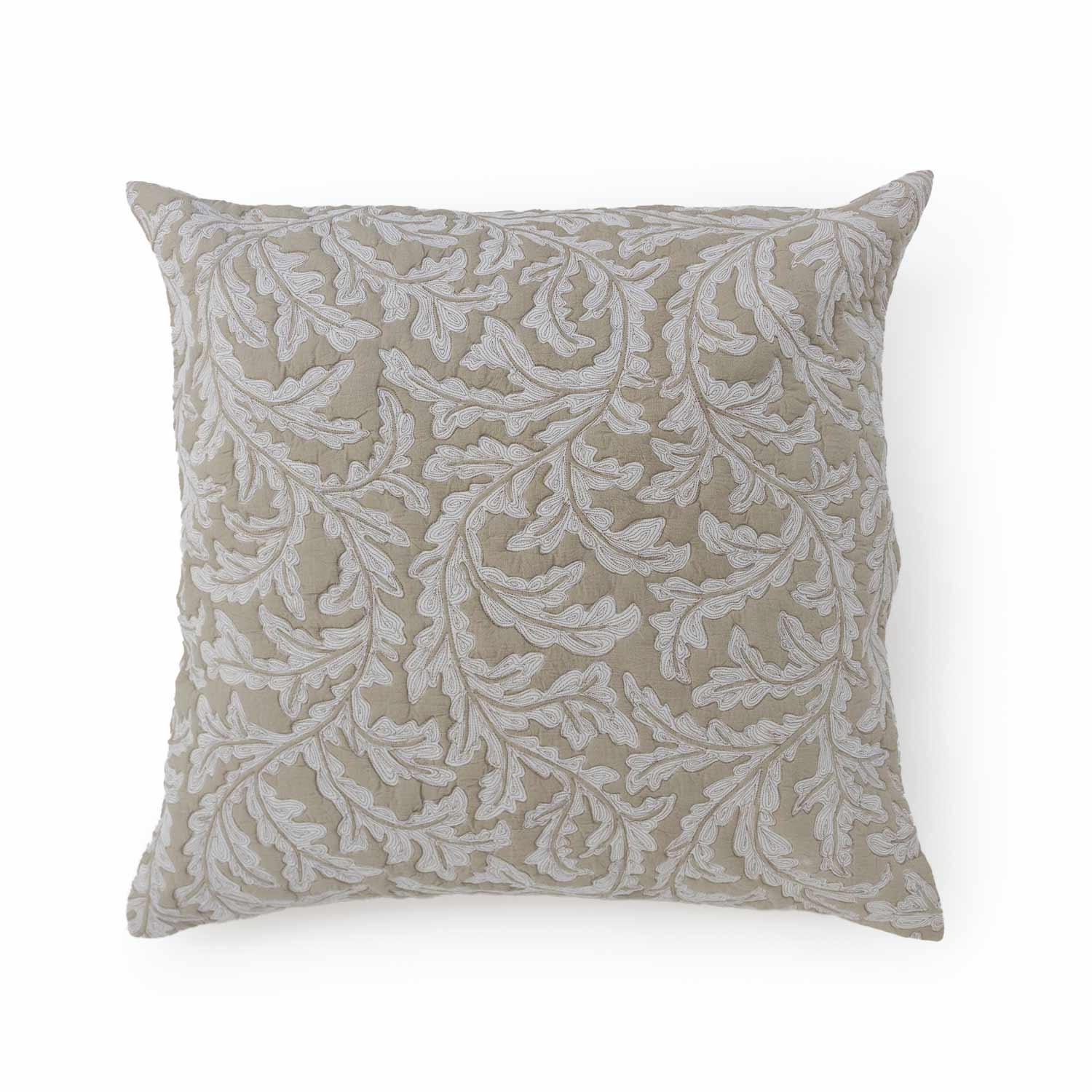 Cotton Handblock Printed And Quilted Vastira Cushion Cover