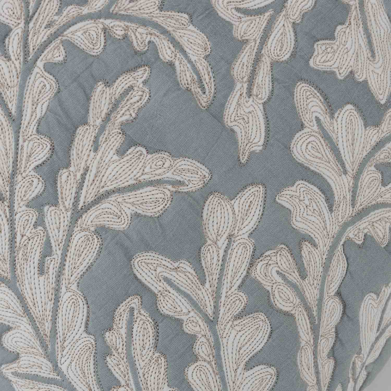 Cotton handblock printed quilted Galleria Lumbar Cushion Cover