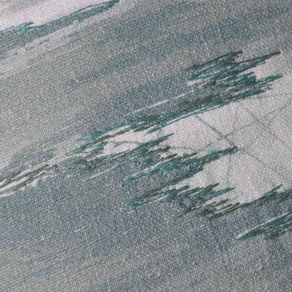 Ocean Canvas cushion cover by Obeetee - texture detail
